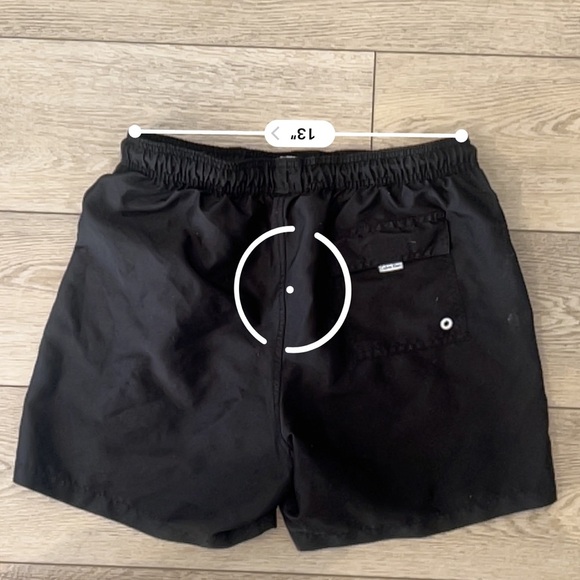 Calvin Klein medium Black Men's swim shorts swim trunks with pockets - Picture 6 of 8